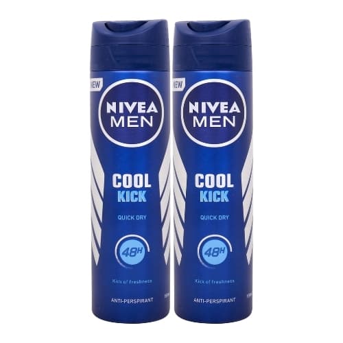 Nivea Cool Kick Spray Male 2 x 150 mL