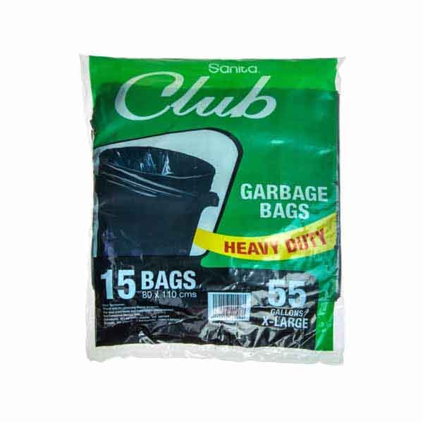 Napco Garbage BAG 55 Gallon 15 Pc