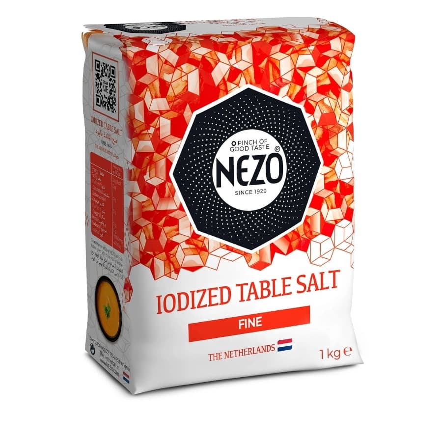 Nezo Salt Iodised Packet 1 Kg RED