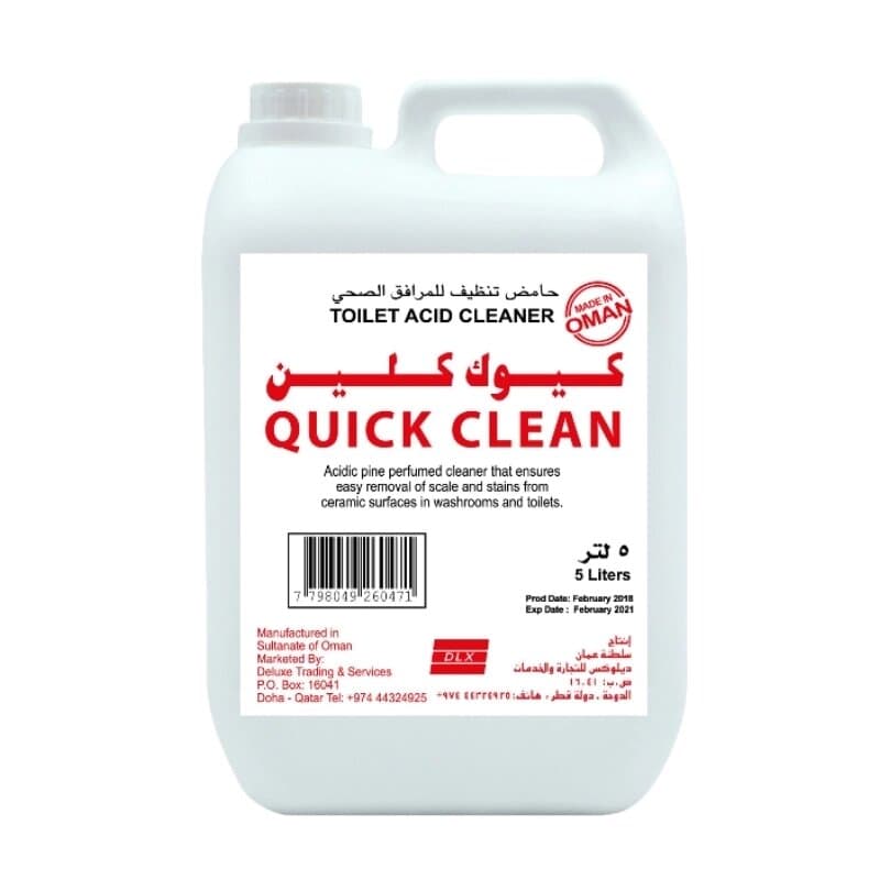 Quick Clean-toilet Acid Cleaner 5 L