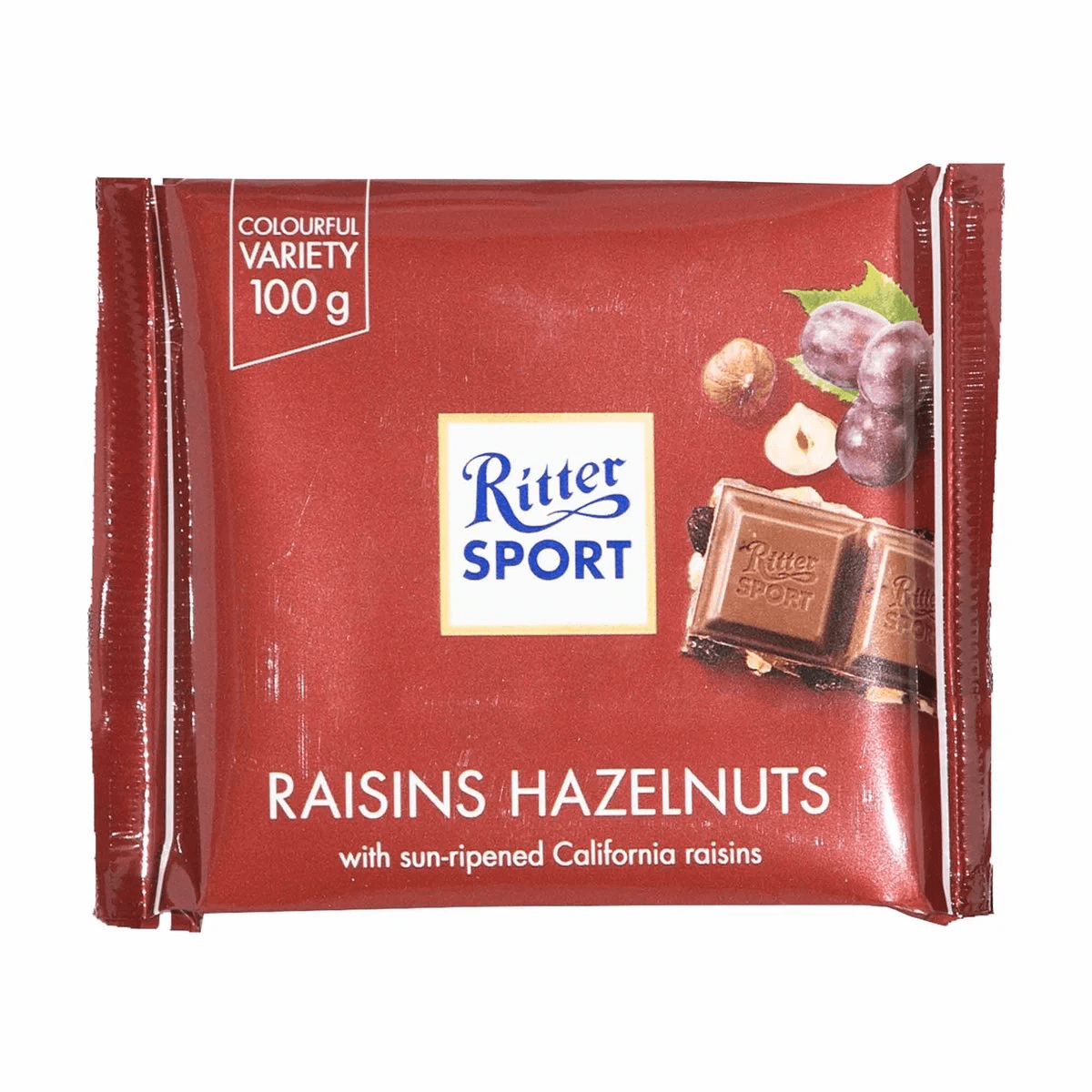 Ritter Sport Raisins And Hazelnut 100 g