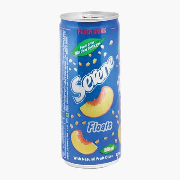 Serene Peach Float Drink 6 x 240 mL