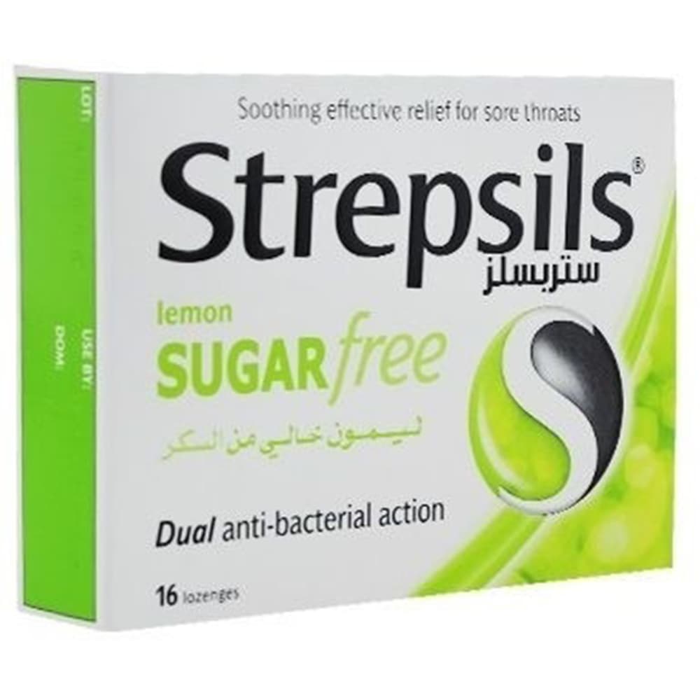 Strepsils Lemon Sugar Free 16 Pc