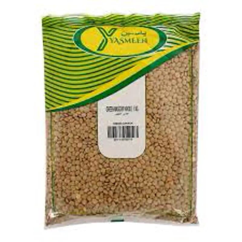 Yameen Green Masoor Whole 1 Kg