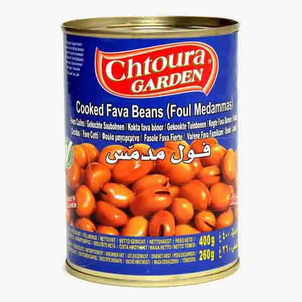 Chtoura Garden Coked Fava Beans Foul Medames 400 g