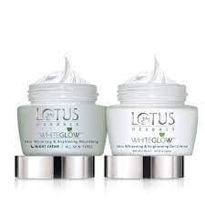 Lotus White Glow Gel Creme 60 g + Nig Creme 60 g Free