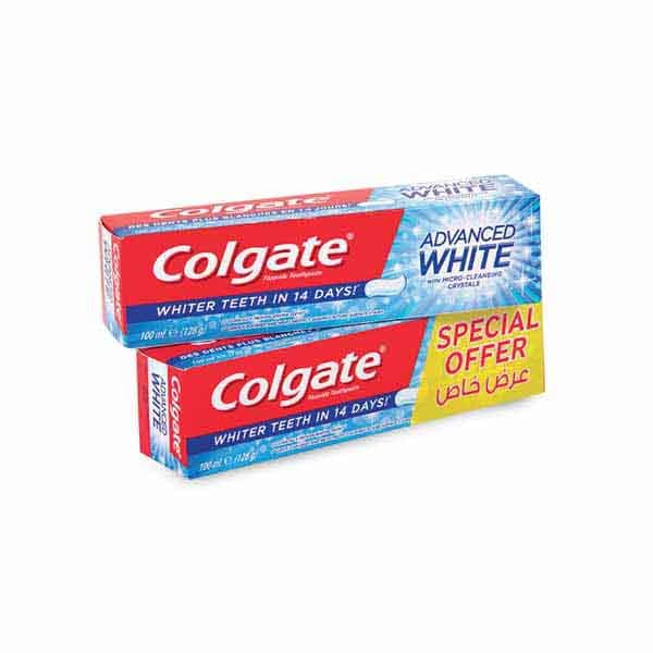 Colgate Adv Whitening Toothpaste 2 x 100 mL