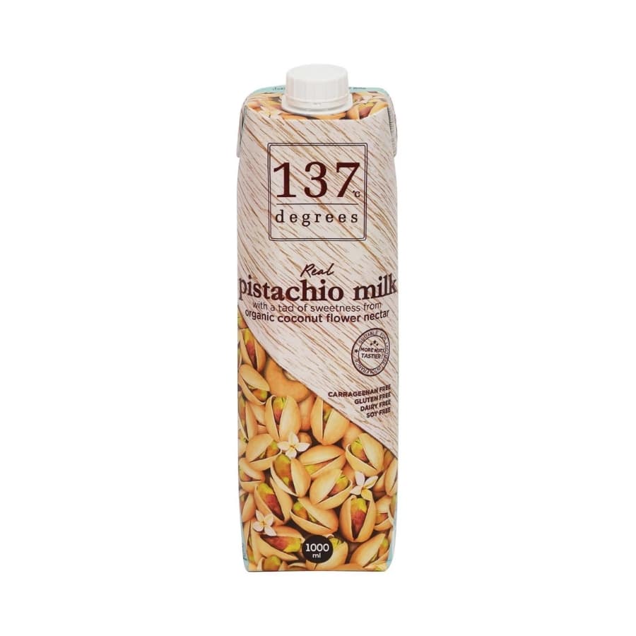137 Degrees Real Pistachio Gluten Free Milk 1 L