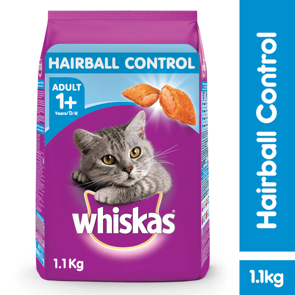 Whiskas Chicken And Tuna Hairball Controll 1.1 Kg