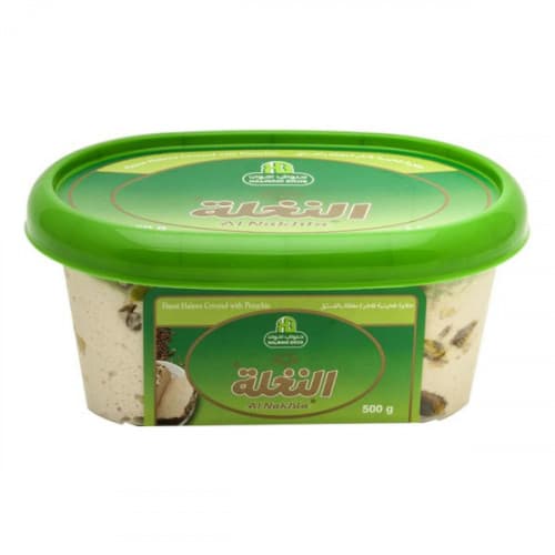 Halwani Fin. Halawa Covered With Pistchio 500 g