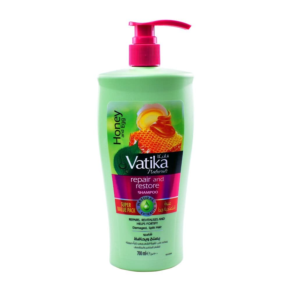 Dabur Vatika Shampoo Repair Restore 600 mL + 100 mL