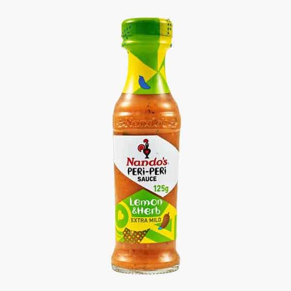 Nandos Peri Peri Bottle Lemon And Herb Sauce 125 mL