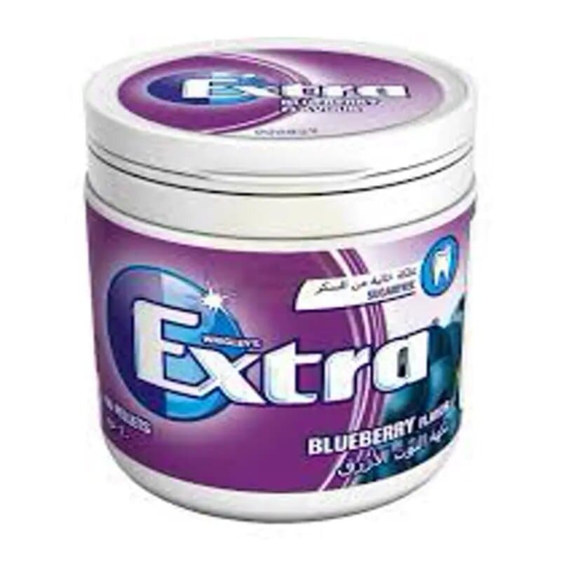 Wrigley S Extra Biggie Bottle Blue Berry 84 g