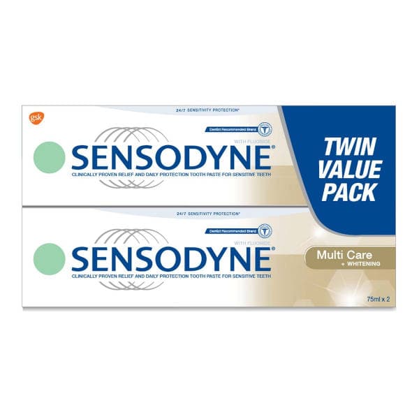 Sensodyne T/Paste Multi Care Plus Whit 2 x 75 mL