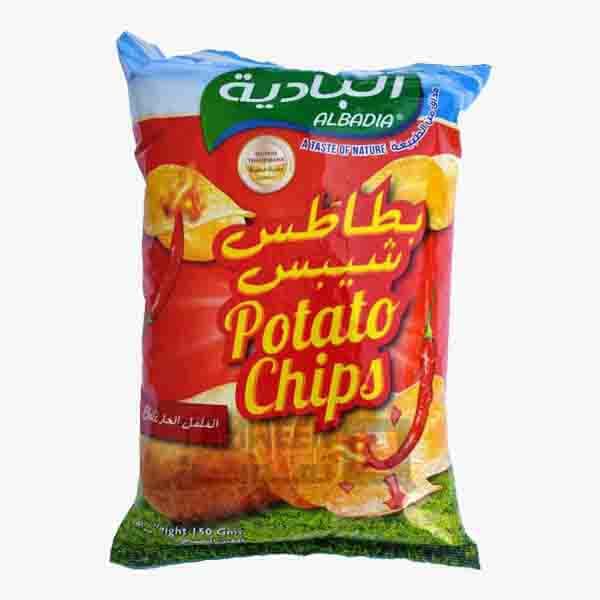 Albadia Potato Chips Salt & Vinegar Flvr 150 g