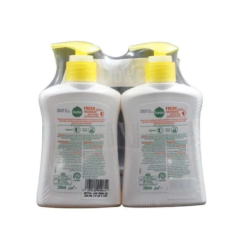 Dettol Fresh Hand Wash Soap 2 x 200 mL