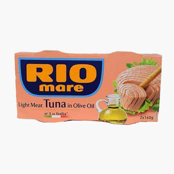 RIO Mare Light Meat Tuna in Olive OIL 2 x160 g