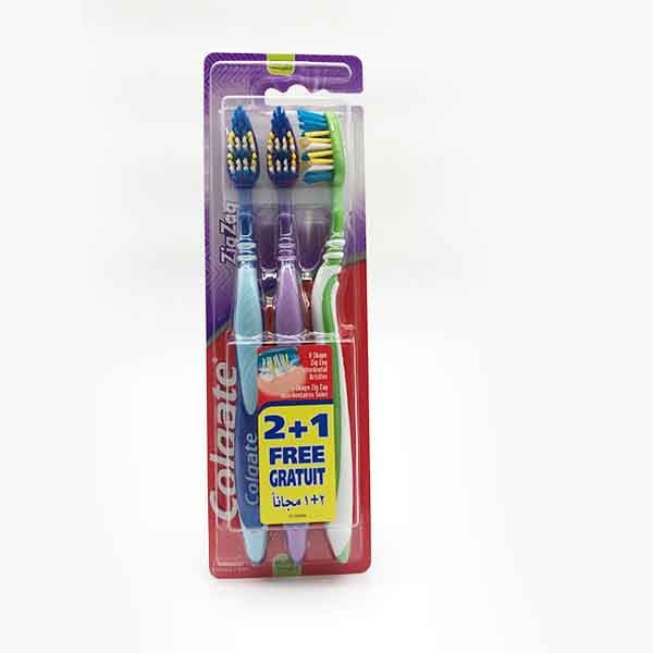 Colgate Toothbrush Zigzag Flexible Med 2 + 1