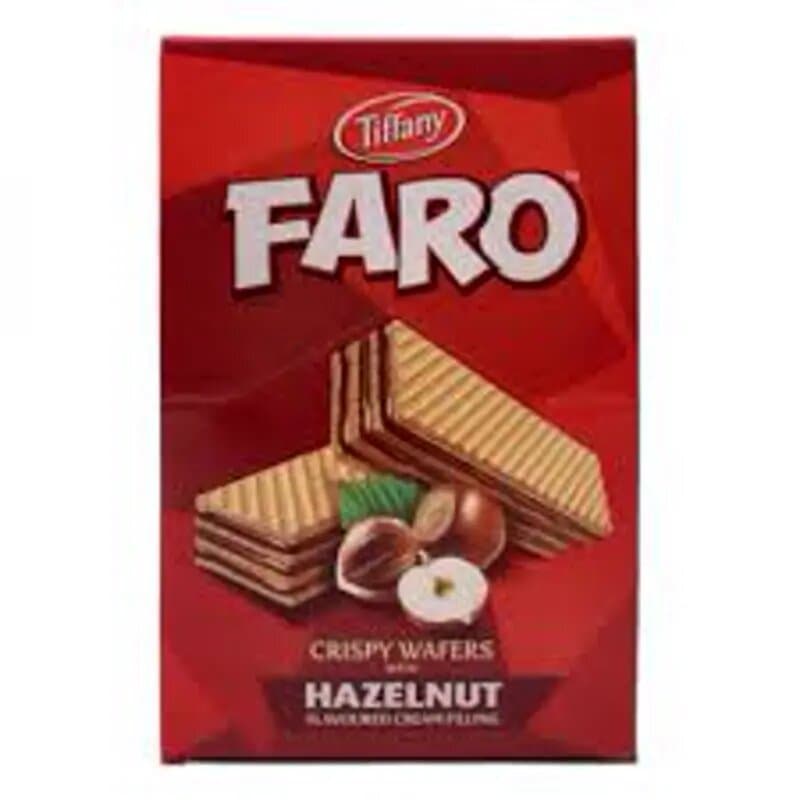 Tiffany Wafer Faro Hazelnut 12 x 40 g