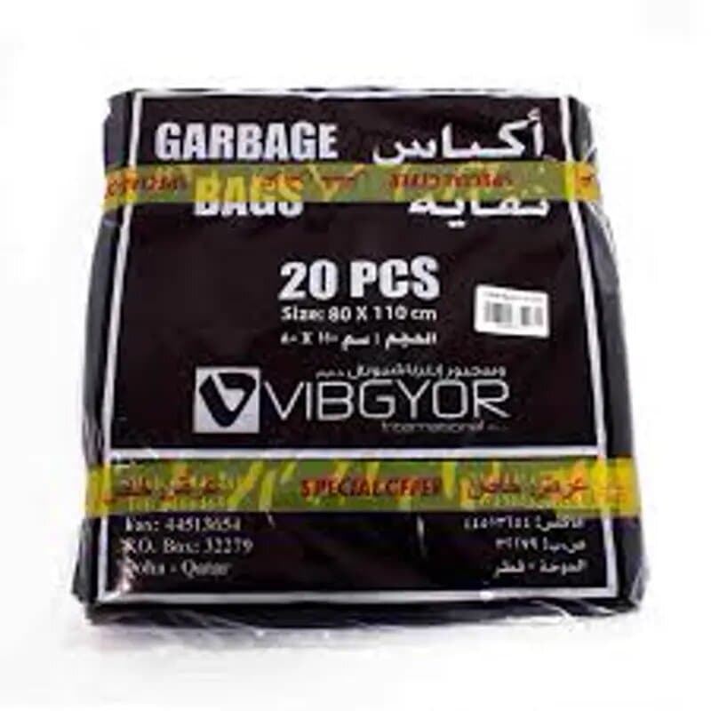 Vibgyor Garbage Bag 80 x 110(20 Pc) x 3pkt