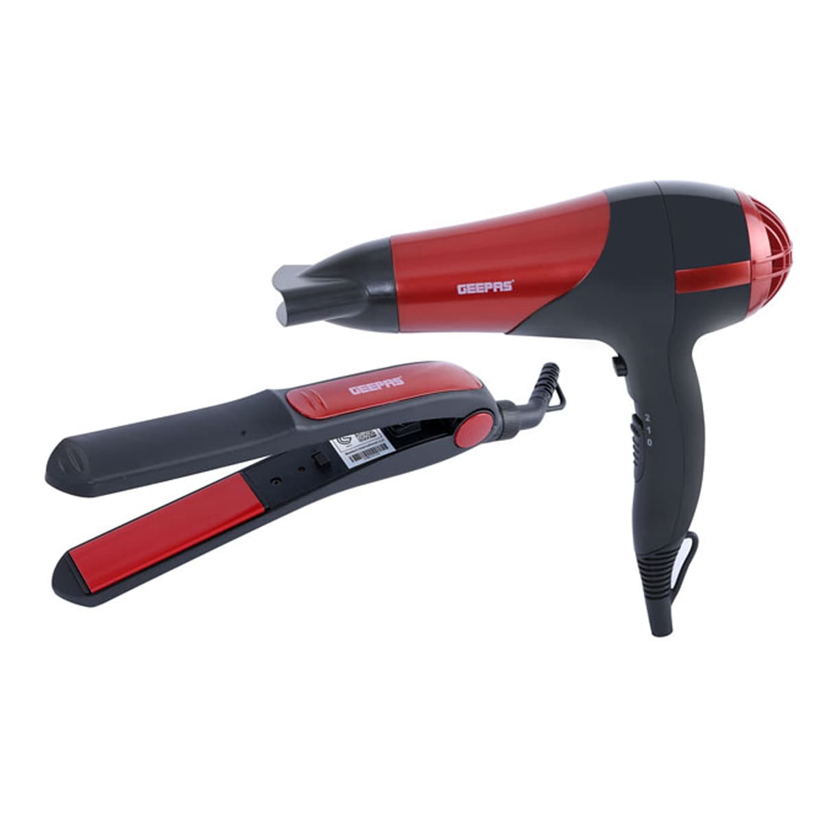 Geepas Ghf86036 Hair Dryer + Hair Straightner