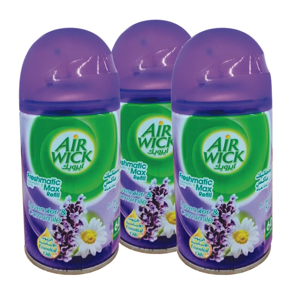 Airwick Frmatic Lavender Refill 3 x 250 mL 2 + 1 Free