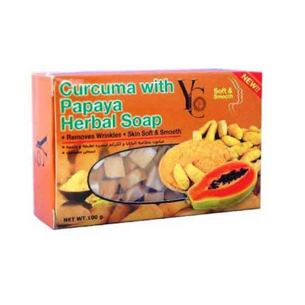 Yc Curcuma With Papaya Herbal Soap 100 g