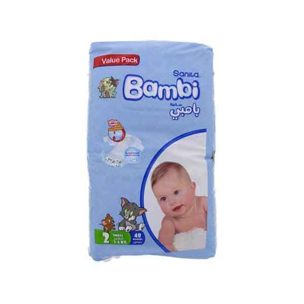 Sanita Bambi Diaper Small Value Pack 48 Pc