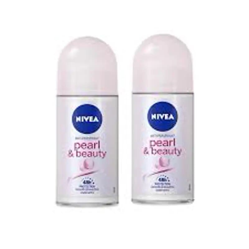 Nivea Pearl And Beauty Deo Roll On 2 x 50 mL