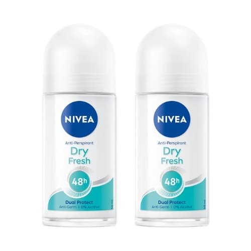 Nivea Dry Fresh Female Deo Roll On 2 x 50 mL
