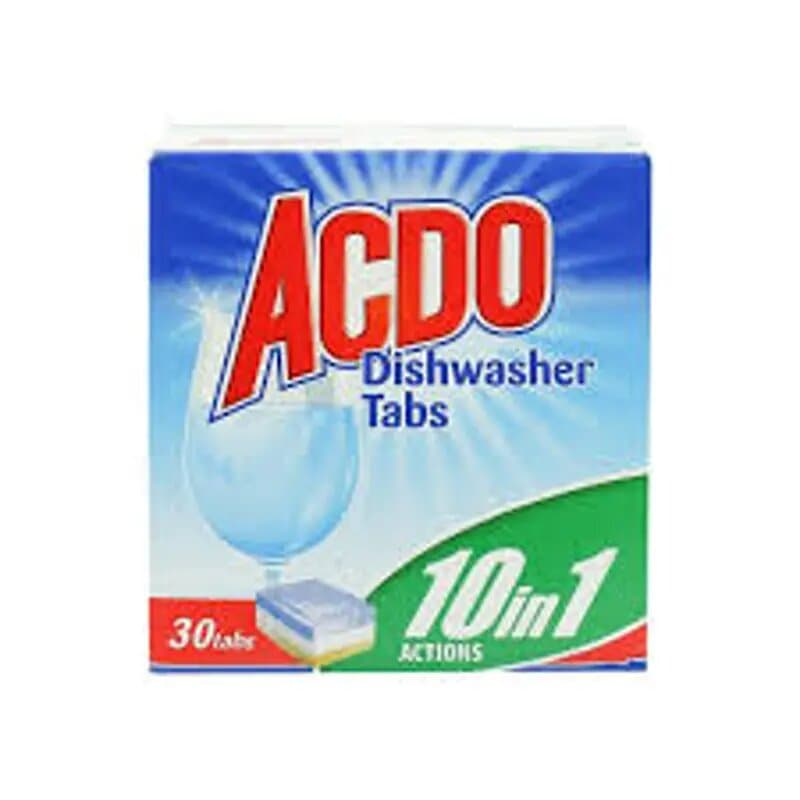 Acdo Dish Washer Tab 10 In1 Actions 30 Pc
