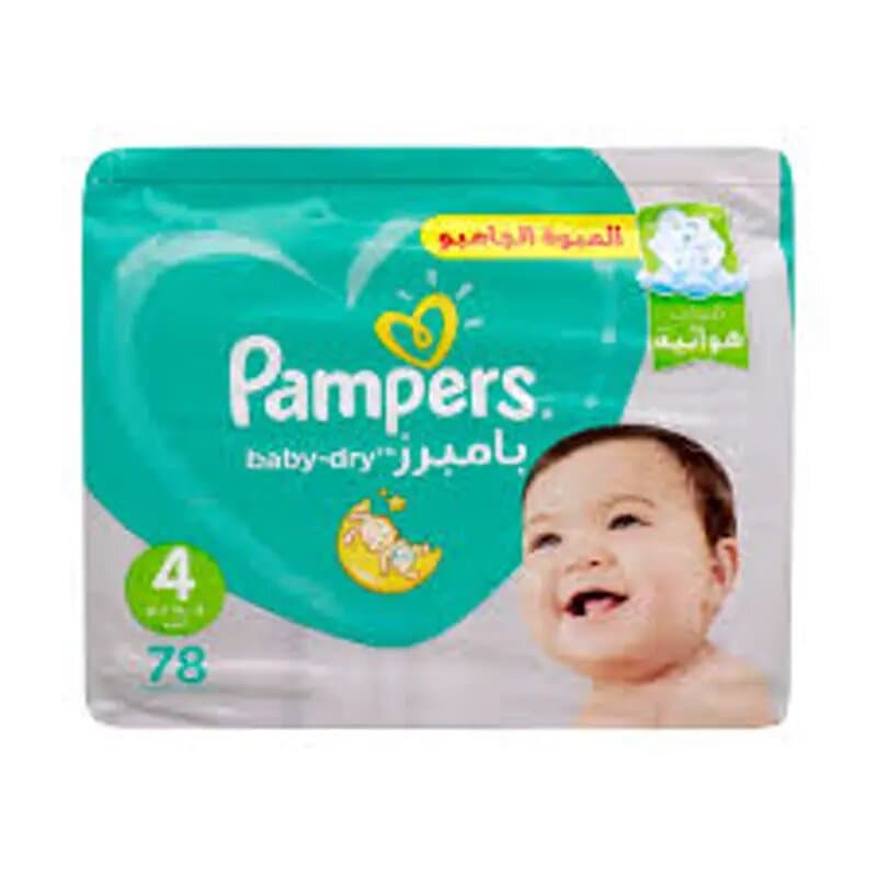Pampers Baby Dryml Diaper M6 S4 Jcp 78 Pc