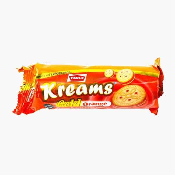 Parle Kreams Gold Orange Biscuits 75 g