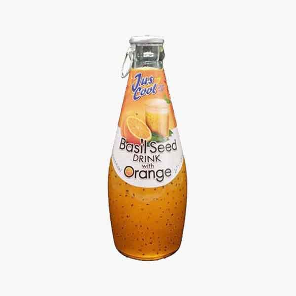 Jus Cool Basil Seed Juice Orange 300 mL