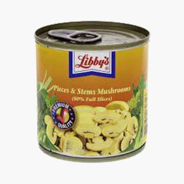 Libbys Mushroom Pieces And Stems 184 g