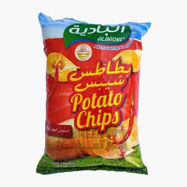 Albadia Potato Chips Chilli Flvr 150 g