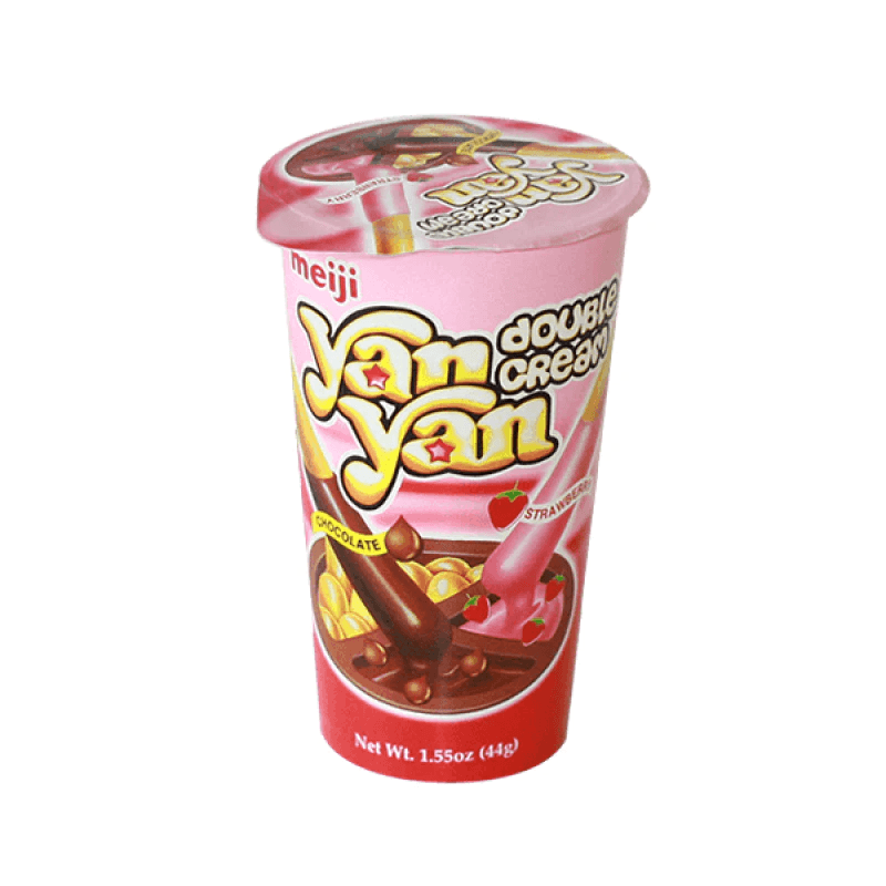 Yan Yan Chocolate Dip Strawberry 50 g