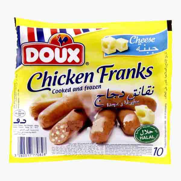Doux Chicken Franks With Cheese 400 g