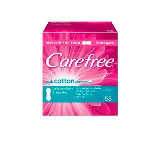 Carefree Breathable Fresh Fem Pad 56 Pc