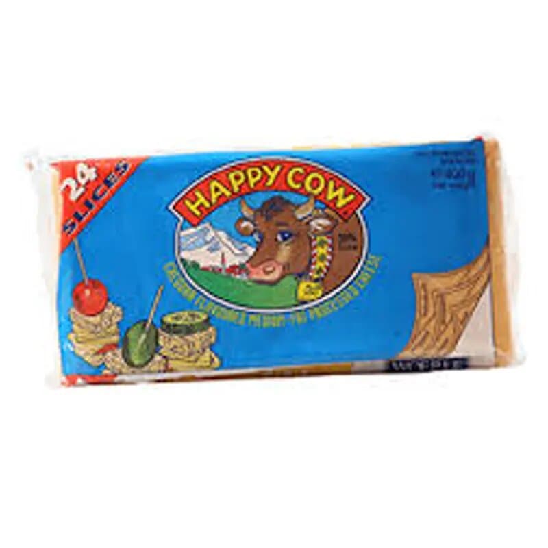 Happy Cow Cheddar Cheese Slices 400 g