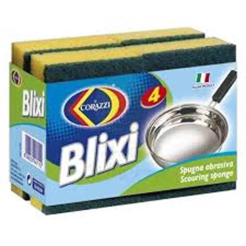 Corazzi Xr628 Blixi Scour Sponge 4 Pc