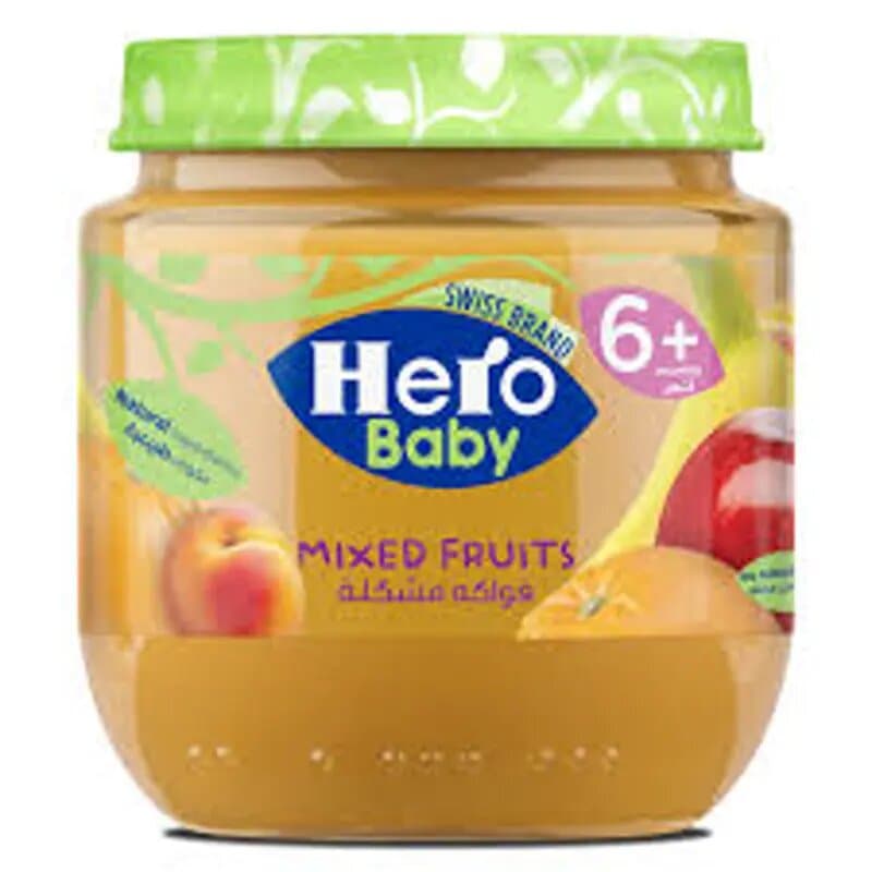 Hero Baby Food Jar Mixed Fruits 125 g