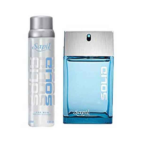 Sapil Solid Black Edt 100 mL + Deo 150 mL
