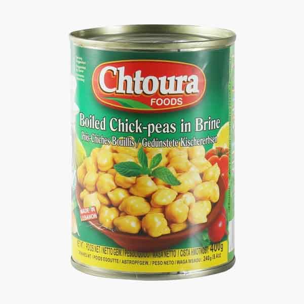 Chtoura Food Boiled Chick Peas 400 g