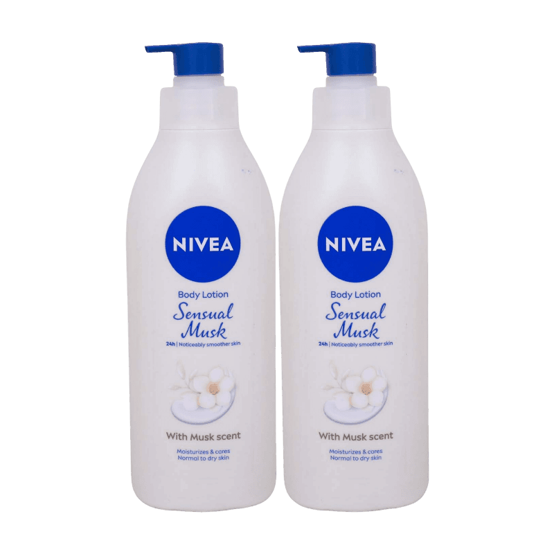 Nivea Body Lotion Sensual Musk 2 x 400 mL