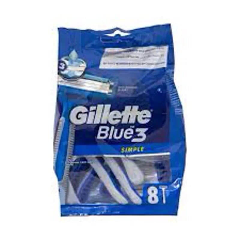 Gillette Blue3 Simple Disposables 8 Pc