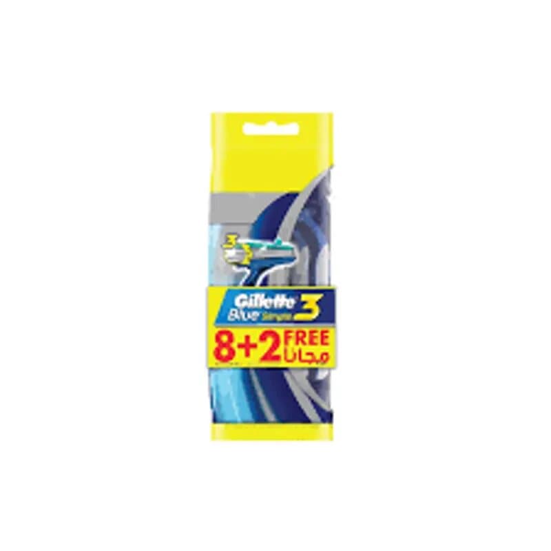 Gillette FP Blue 3 Simple 8 + 2 Pc