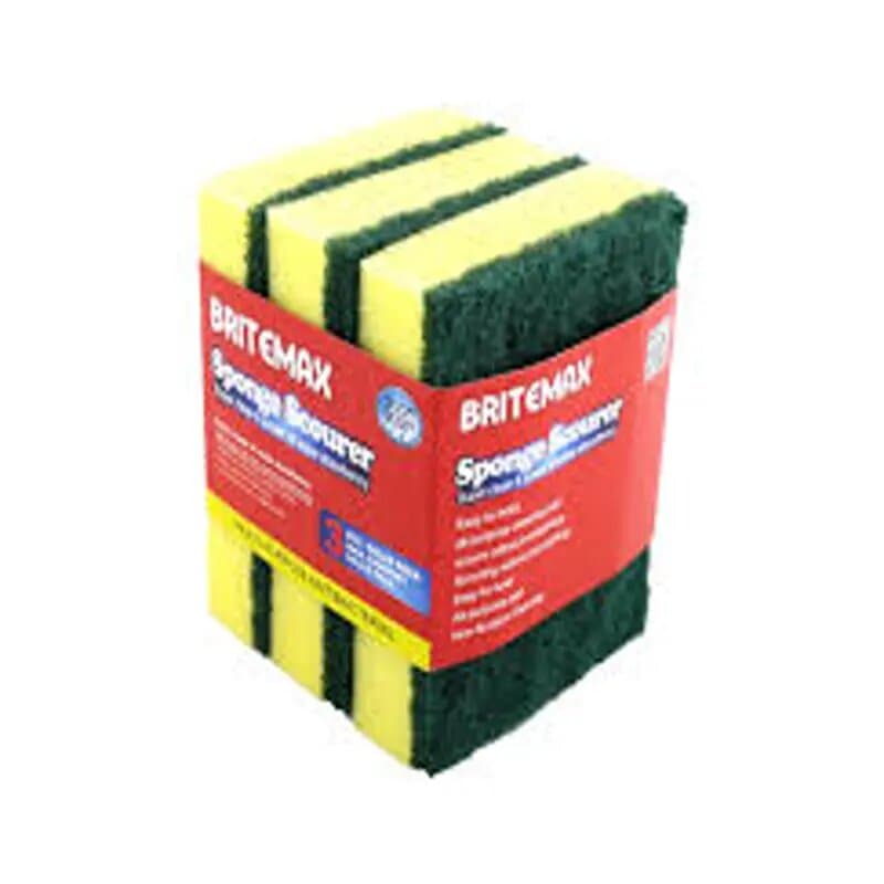 Britemax Bm270ss3p Sponge Scourer 3 Pc