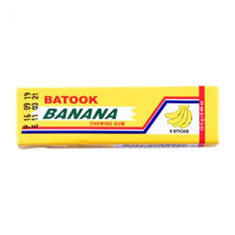 Batook Banana Sticks Chewing Gum 5 Pc