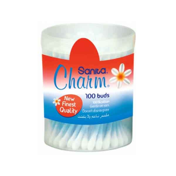 Charm Round Small Box Ear Buds 100